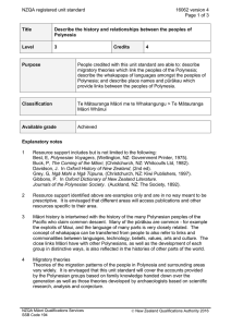 NZQA registered unit standard 16062 version 4  Page 1 of 3