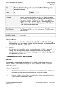 NZQA registered unit standard 3693 version 6  Page 1 of 3