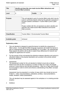 NZQA registered unit standard 17789 version 6  Page 1 of 3