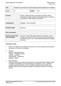 NZQA registered unit standard 2563 version 9  Page 1 of 3