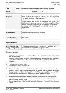 NZQA registered unit standard 7868 version 5  Page 1 of 4