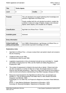 NZQA registered unit standard 18701 version 3  Page 1 of 3