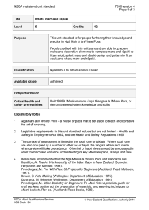 NZQA registered unit standard 7890 version 4  Page 1 of 3