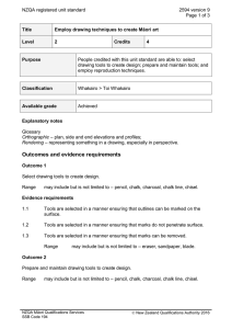NZQA registered unit standard 2594 version 9  Page 1 of 3