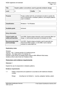 NZQA registered unit standard 2583 version 9  Page 1 of 3