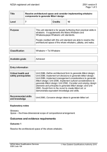 NZQA registered unit standard 2591 version 8  Page 1 of 3
