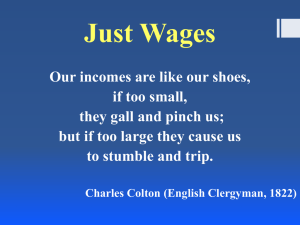 Just Wages PowerPoint