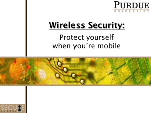 Wireless Security: Protect yourself when you’re mobile