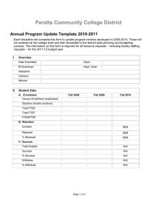 Tab 9.1 Annual Program Update Template Example 10-06-2010