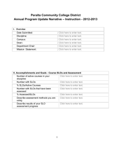 Annual Program Update template (Instruction)