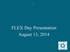 PBIM FLEX Day Presentation