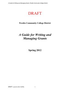 Master Grant Manual Draft 3-14-12