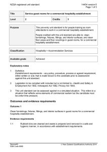 NZQA registered unit standard 14454 version 6  Page 1 of 3
