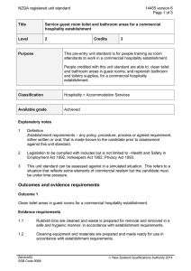 NZQA registered unit standard 14455 version 6  Page 1 of 3