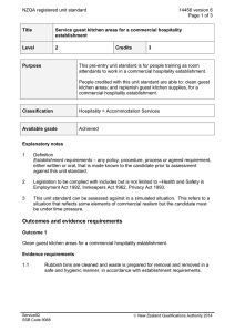 NZQA registered unit standard 14456 version 6  Page 1 of 3