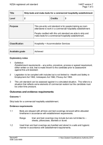 NZQA registered unit standard 14457 version 7  Page 1 of 3