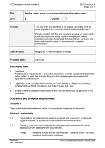 NZQA registered unit standard 22337 version 4  Page 1 of 3