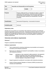 NZQA registered unit standard 17647 version 3  Page 1 of 4