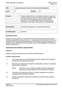 NZQA registered unit standard 17654 version 3  Page 1 of 4