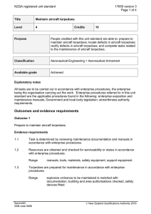 NZQA registered unit standard 17659 version 3  Page 1 of 4