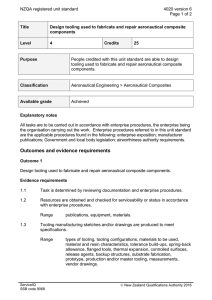 NZQA registered unit standard 4020 version 6  Page 1 of 2