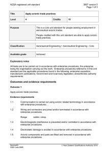 NZQA registered unit standard 3897 version 5  Page 1 of 3