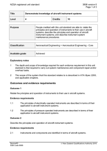 NZQA registered unit standard 3898 version 6  Page 1 of 3