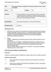 NZQA registered unit standard 4031 version 5  Page 1 of 3