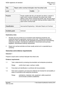 NZQA registered unit standard 4056 version 5  Page 1 of 4