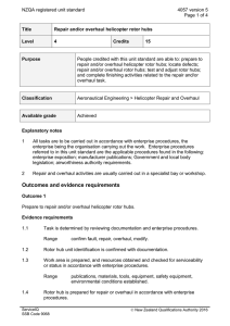 NZQA registered unit standard 4057 version 5  Page 1 of 4
