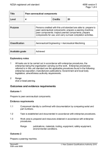 NZQA registered unit standard 4066 version 5  Page 1 of 4