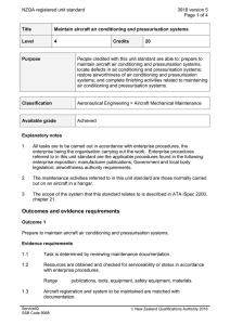 NZQA registered unit standard 3918 version 5  Page 1 of 4