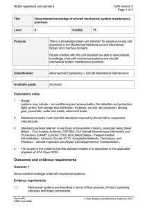 NZQA registered unit standard 7243 version 5  Page 1 of 3