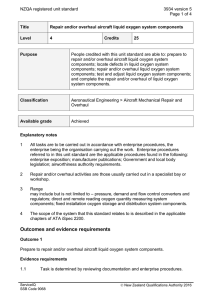 NZQA registered unit standard 3934 version 5  Page 1 of 4