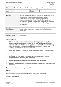 NZQA registered unit standard 3939 version 5  Page 1 of 4