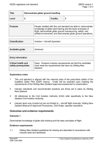 NZQA registered unit standard 26833 version 1  Page 1 of 3