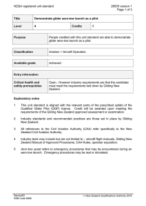 NZQA registered unit standard 26835 version 1  Page 1 of 3