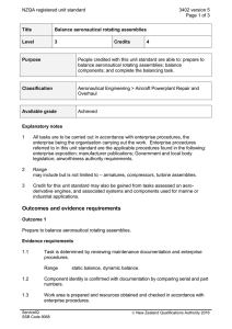 NZQA registered unit standard 3402 version 5  Page 1 of 3