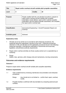 NZQA registered unit standard 3424 version 5  Page 1 of 4