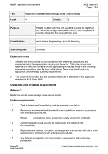 NZQA registered unit standard 3908 version 5  Page 1 of 3