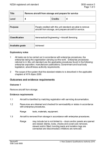 NZQA registered unit standard 3930 version 5  Page 1 of 3