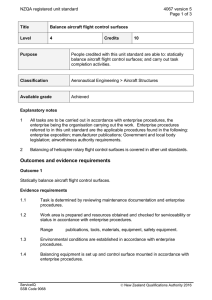 NZQA registered unit standard 4067 version 5  Page 1 of 3