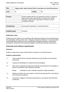 NZQA registered unit standard 4071 version 5  Page 1 of 3