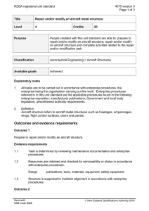 NZQA registered unit standard 4075 version 5  Page 1 of 3