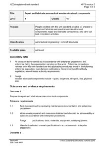 NZQA registered unit standard 4076 version 5  Page 1 of 3