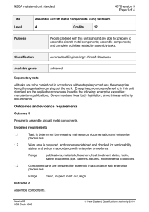 NZQA registered unit standard 4078 version 5  Page 1 of 4