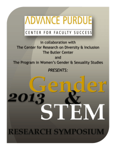 Gender and STEM Symposium Booklet