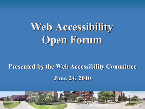Open Forum PowerPoint - June 2010