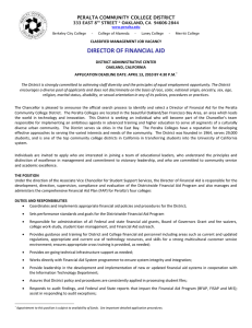 13.2 JD Director of Financial Aid February 2, 2010
