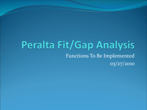 19.2 FA FitGap To Be Implemented March 27, 2010